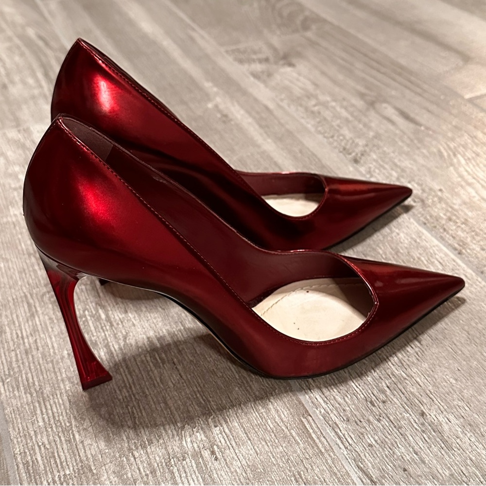 Christian Dior burgundy heels - Picture 2 of 13
